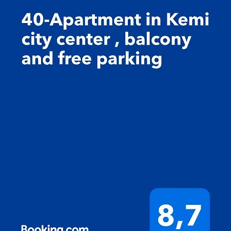 40-apartment In Center , Balcony And Free Parking Lägenhet